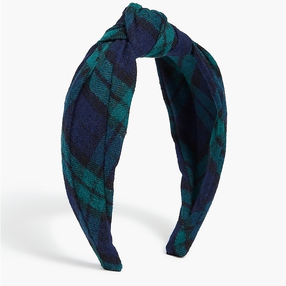 J. Crew Accessories - J. Crew Watch Plaid Knot Headband
